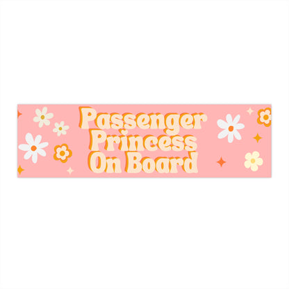 Passenger Princess Bumper Sticker