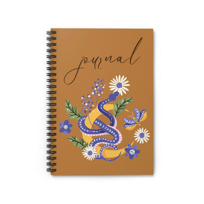 Snake & Moon Lined Notebook