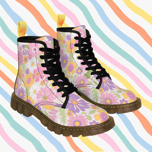 Vintage Flowers Boots