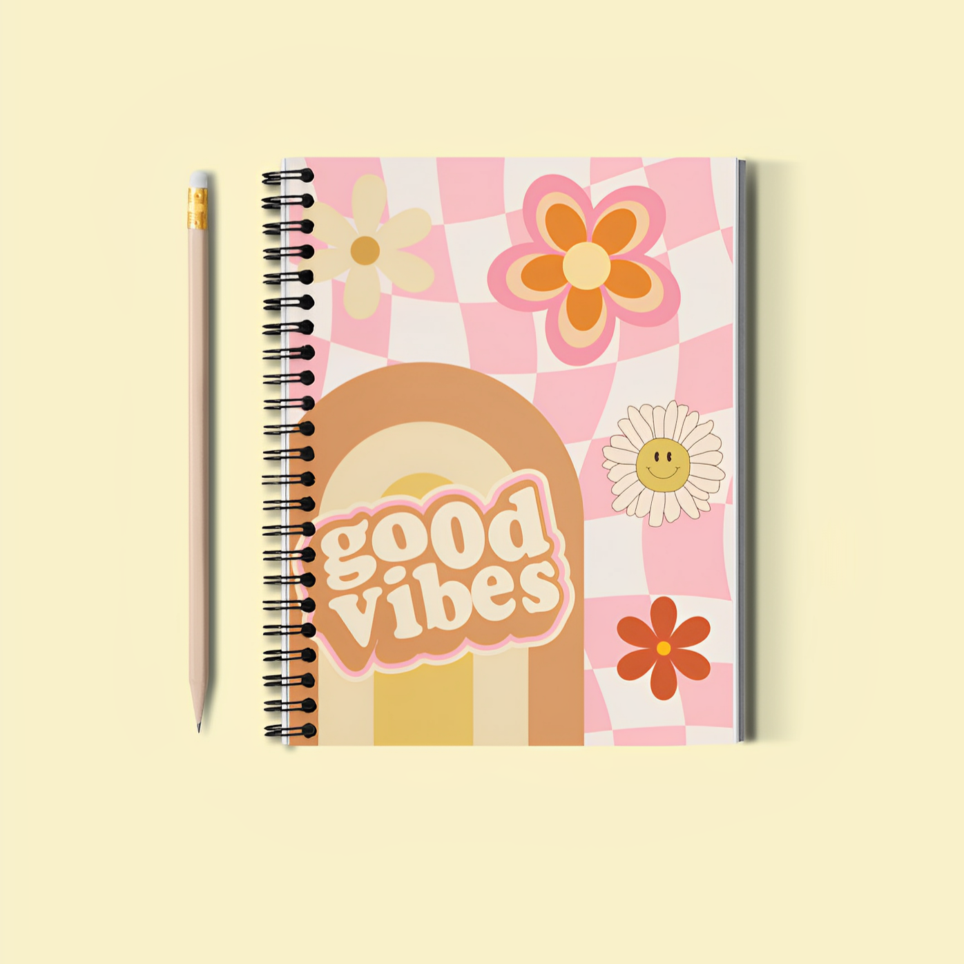 Vintage Good Vibes Notebook